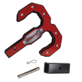 Picture of Gen-Y Hulk 2.0 16K Tow Hook 2in Shank w/GH-009 Reducer Sleeve/GH-099 Pin/GH-011 Clip - Black/Red