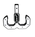 Picture of Gen-Y Hulk 2.0 16K Tow Hook 2in Shank - Black/White