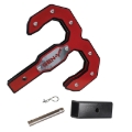 Picture of Gen-Y Hulk 2.0 16K Tow Hook 2in Shank w/GH-009 Reducer Sleeve/GH-099 Pin/GH-011 Clip - Black/Red