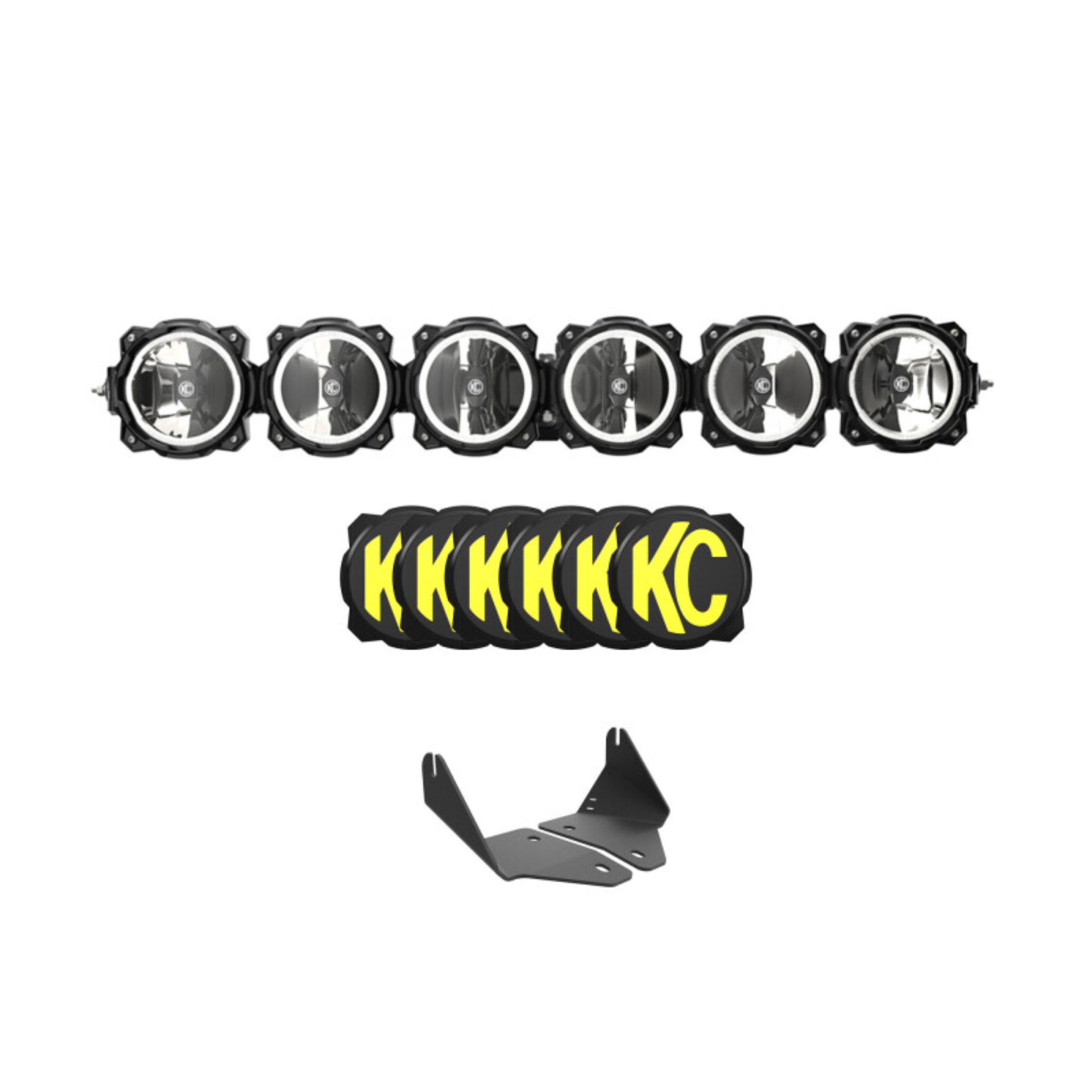 Picture of KC HiLiTES 2020+ Polaris RZR Turbo R/Pro XP 39in. Pro6 Gravity LED 6-Light 120w Combo Beam