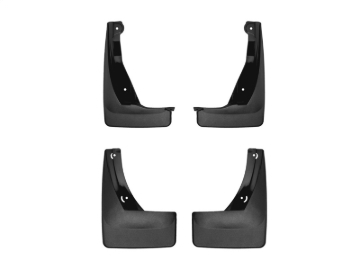 Picture of WeatherTech 18-24 Volkswagen Atlas / 20-24 Atlas Cross Sport F&R No Drill Mudflaps - Black
