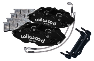 Picture of Wilwood 84-89 Porsche 911 Front Superlite Caliper Kit 3.5in MT - Black