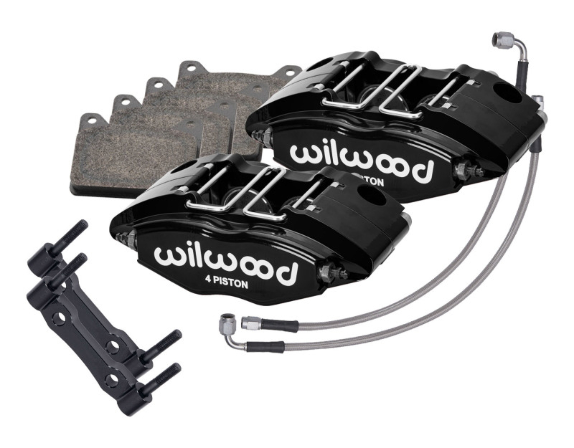 Picture of Wilwood 69-74 Porsche 911 Front Powerlite Caliper Kit 3in MT - Black