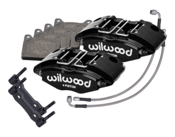 Picture of Wilwood 69-74 Porsche 911 Front Powerlite Caliper Kit 3in MT - Black