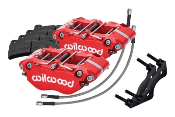 Picture of Wilwood 84-89 Porsche 911 Rear Dynapro Caliper Kit 3in MT - Red