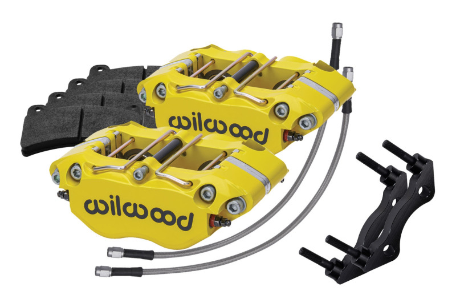 Picture of Wilwood 84-89 Porsche 911 Rear Dynapro Caliper Kit 3in MT - Yellow