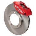 Picture of Wilwood 69-74 Porsche 911 Front Powerlite Brake Kit 3in MT Plain Face - Red