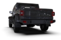 Picture of Rally Armor 19-25 Jeep JT Gladiator (Mojave/Rubicon) Black Mud Flap w/Grey Logo