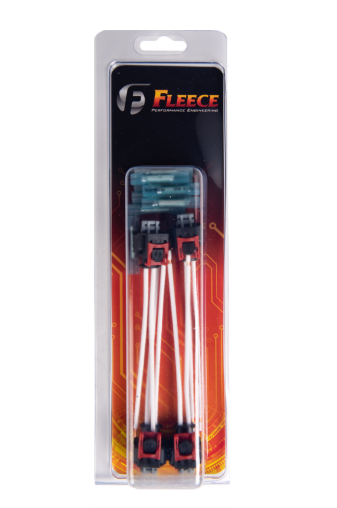 Picture of Fleece Performance 17-22 GM 2500/3500 Duramax Replacement Fuel Injector Connector w/Pigtail (4 Pack)