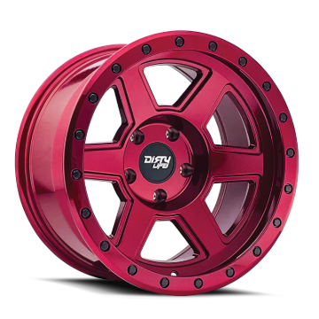Picture of Dirty Life Compound 9315 20x10 / 8x165.1 BP / -25mm Offset / 125.2mm Hub Crimson Candy Red Wheel