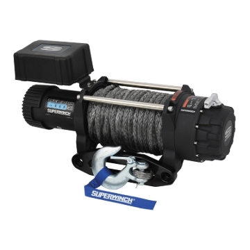 Picture of Superwinch 15000 LBS 12V DC 15/32in x 78ft Synthetic Rope Tiger Shark 15000SR Winch