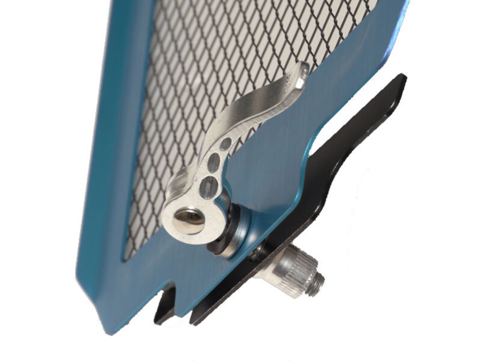 Picture of Cusco 04-07 Impreza WRX STi Turbo (GD - EJ20/25T) Aluminum Intercooler Protection Grill Kit - Blue