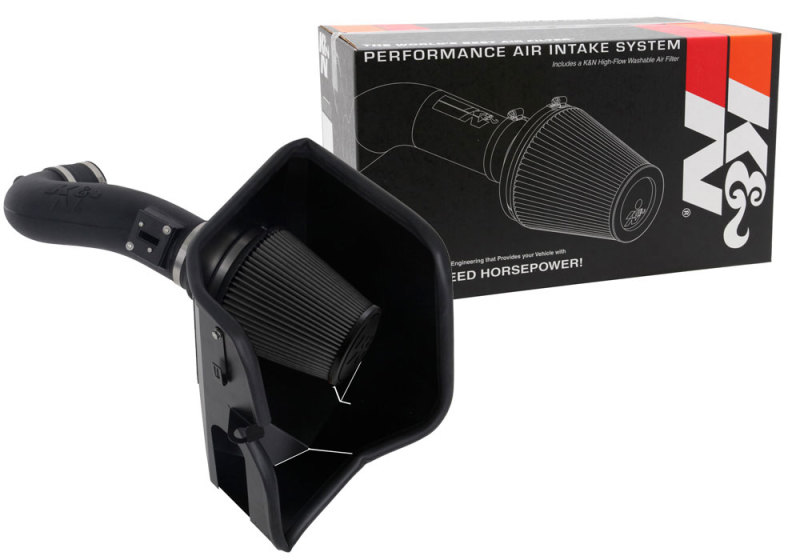 Picture of K&N 2019+ Chevrolet Silverado 1500 V8 6.2L Performance Air Intake System