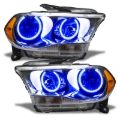 Picture of Oracle 11-13 Dodge Durango SMD HL Halogen - Chrome - Blue