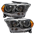 Picture of Oracle 11-13 Dodge Durango SMD HL Halogen - Chrome - Blue