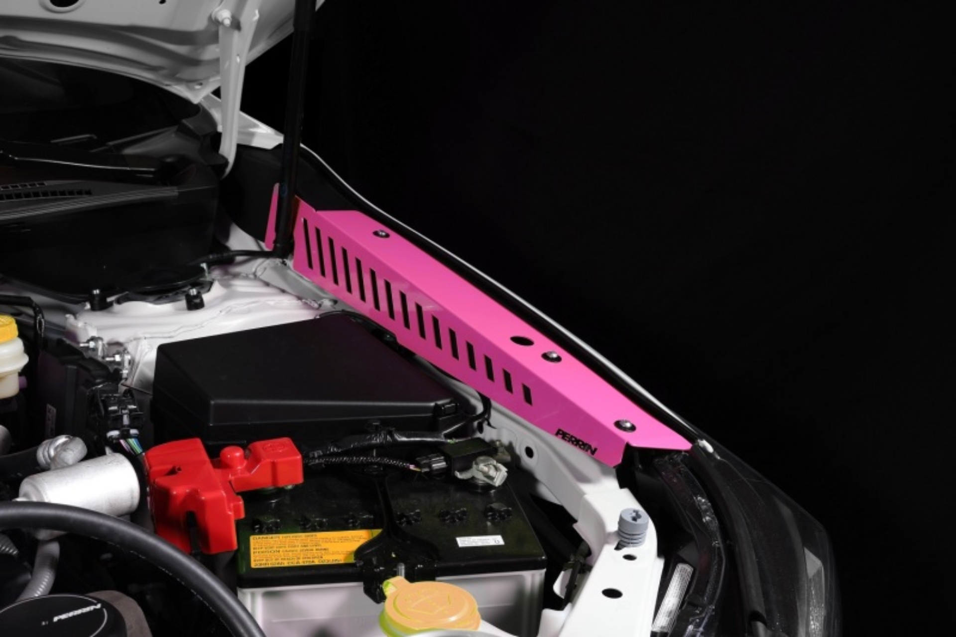 Picture of PERRIN 22-26 Subaru WRX Fender Shroud Set - Hyper Pink