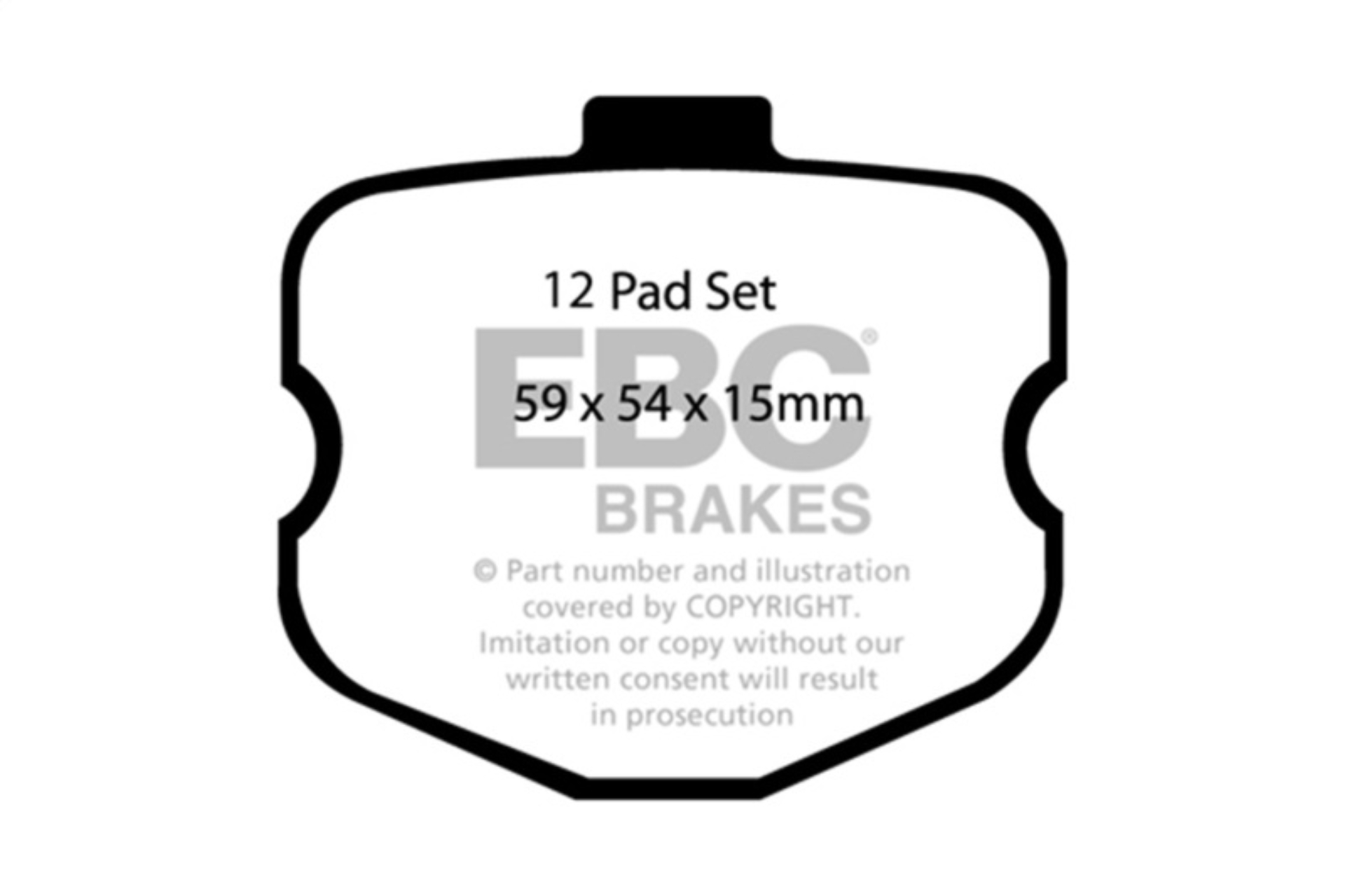 Picture of EBC SR-11 Brake Pad Sets - DP81771.14SR11