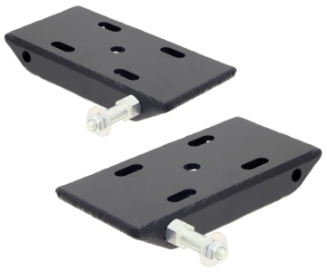 Picture of RockJock YJ Heavy Duty Spring Plates w/ Sway Bar Mounts 2 1/2in Wide Springs