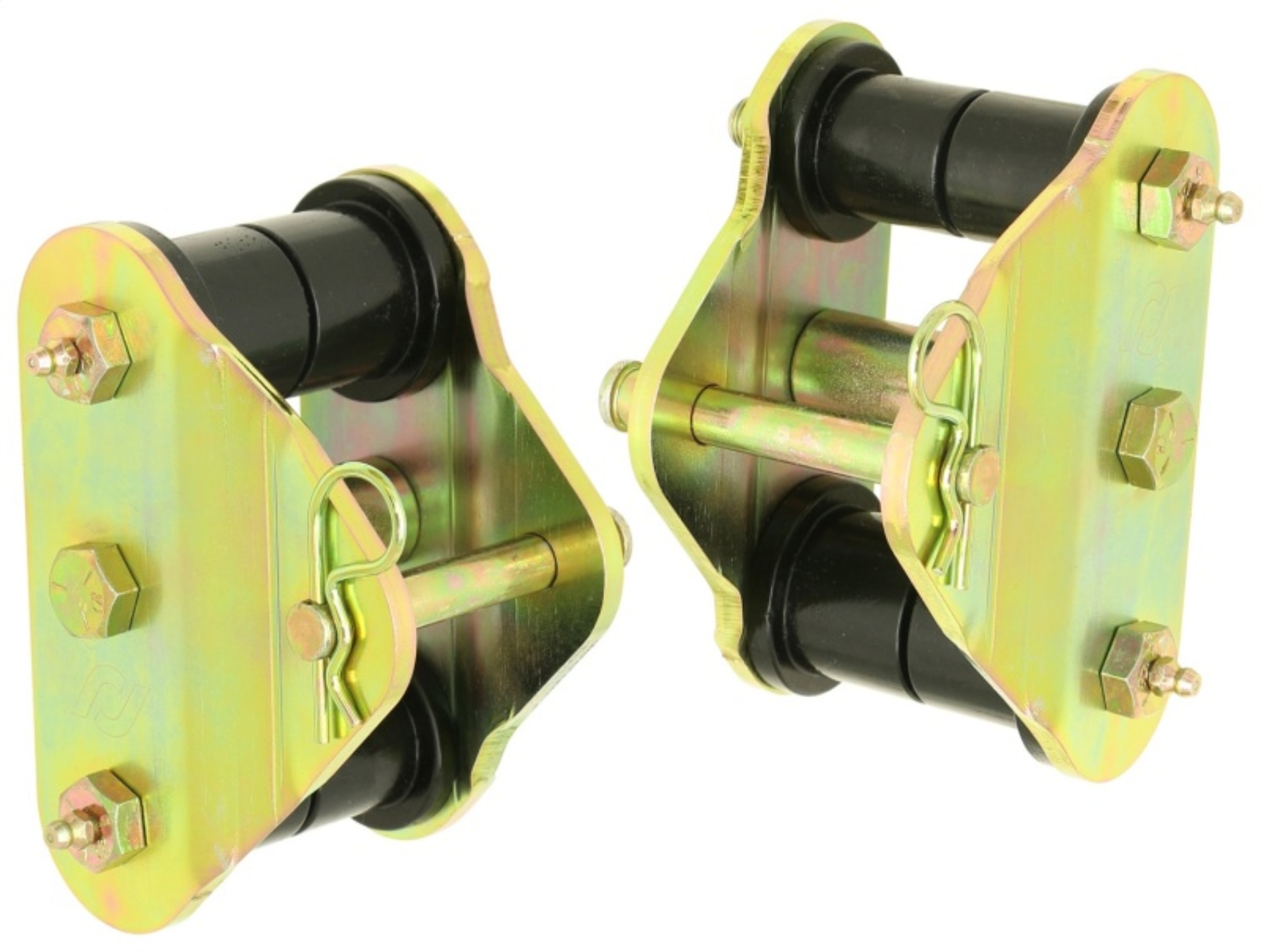 Picture of RockJock YF Front Leaf Spring Shackles w/ Urethane Bushings