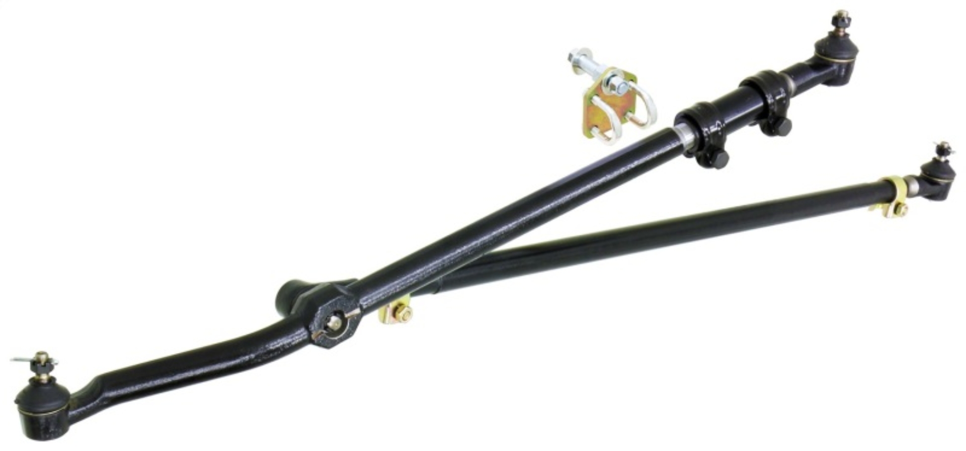 Picture of RockJock TJ/LJ/XJ/MJ Currectlync Steering System Bolt-On w/ 1 1/4in Dia. Tie Rod/Forged Drag Link