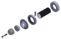 Picture of RockJock TJ/LJ/XJ/MJ ACOS Front Adjustable Coil Spring Spacers