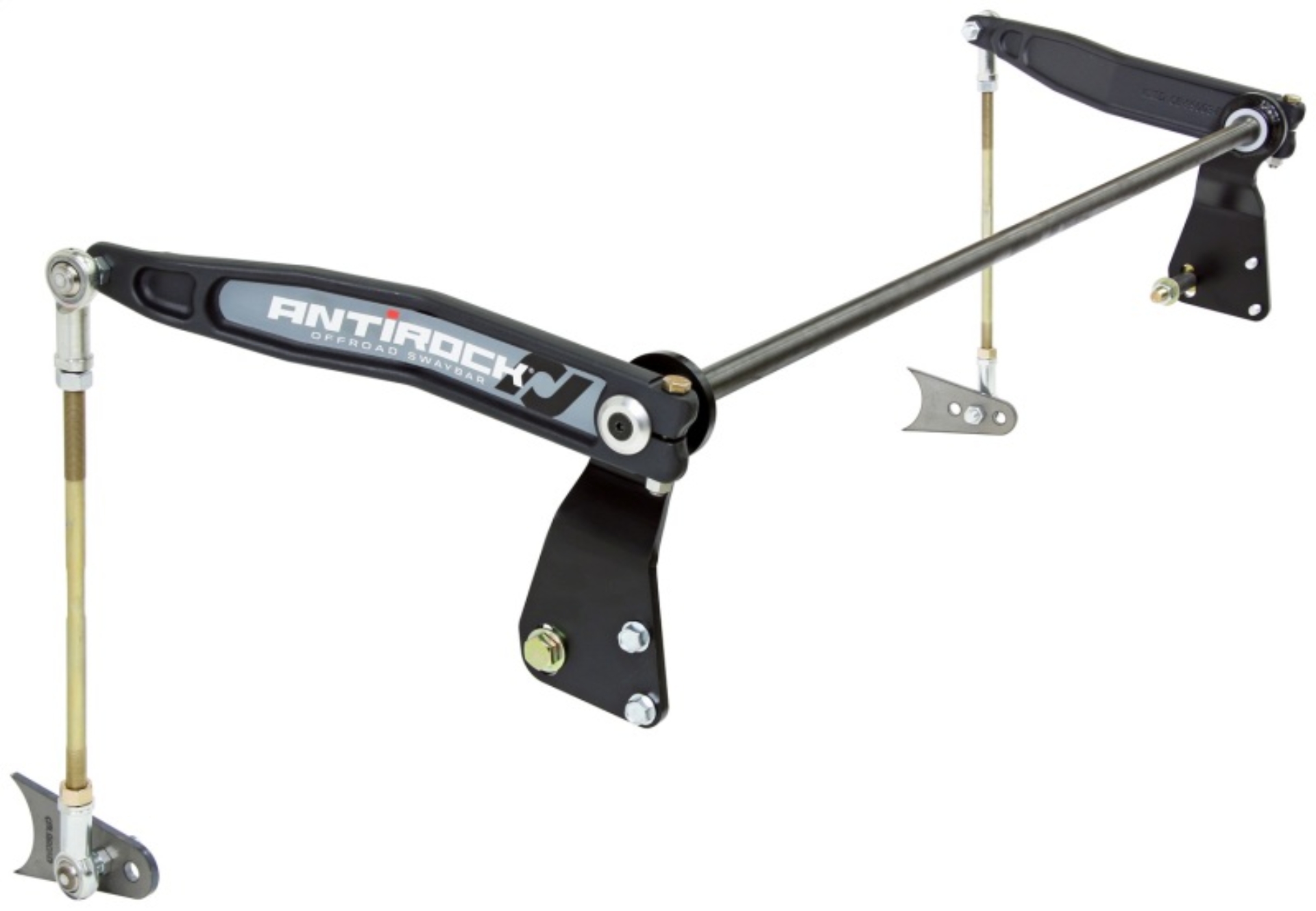 Picture of RockJock TJ/LJ Antirock Sway Bar Kit Rear Bolt-On Mounts: Weld-On Axle Tab Forged Arms