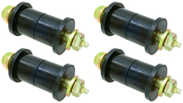 Picture of RockJock YJ Leaf Spring Main Eye Bushing Kit w/ Urethane Bushings Greasable Hardware Set of 4