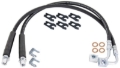 Picture of RockJock JT Gladiator Brake Hose Kit Rear w/ Hoses Frame Clips Copper Washers ABS Wire Clips Pair