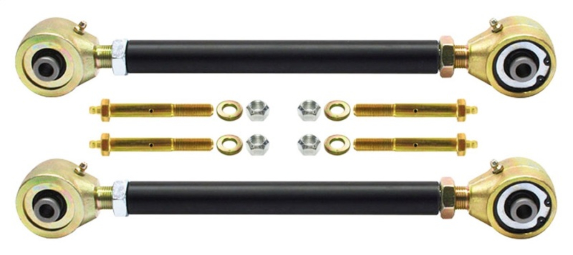 Picture of RockJock TJ/LJ Johnny Joint Adjustable Control Arms Rear Upper Double Adjustable Greasable Pair