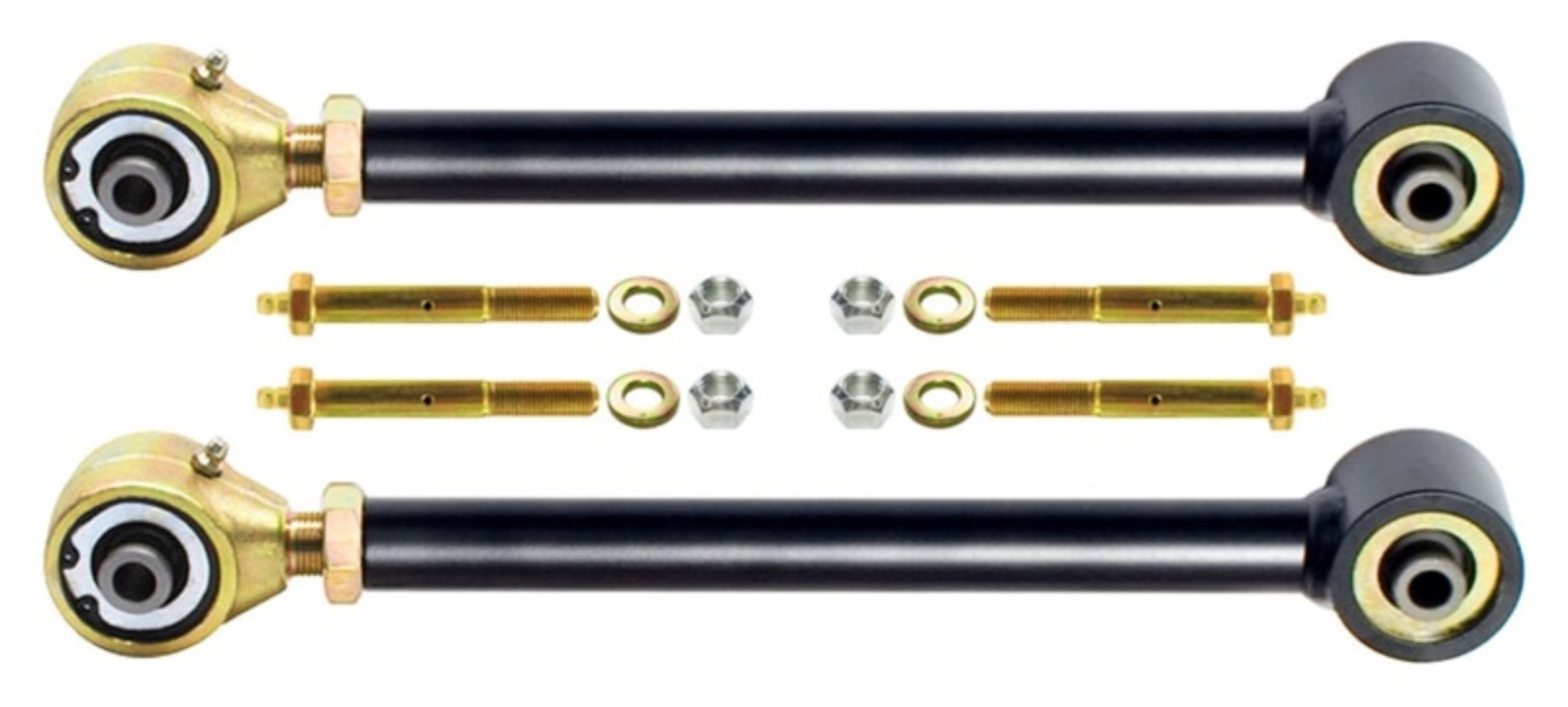 Picture of RockJock TJ/LJ Johnny Joint Adjustable Control Arms Rear Upper Adjustable Greasable Pair