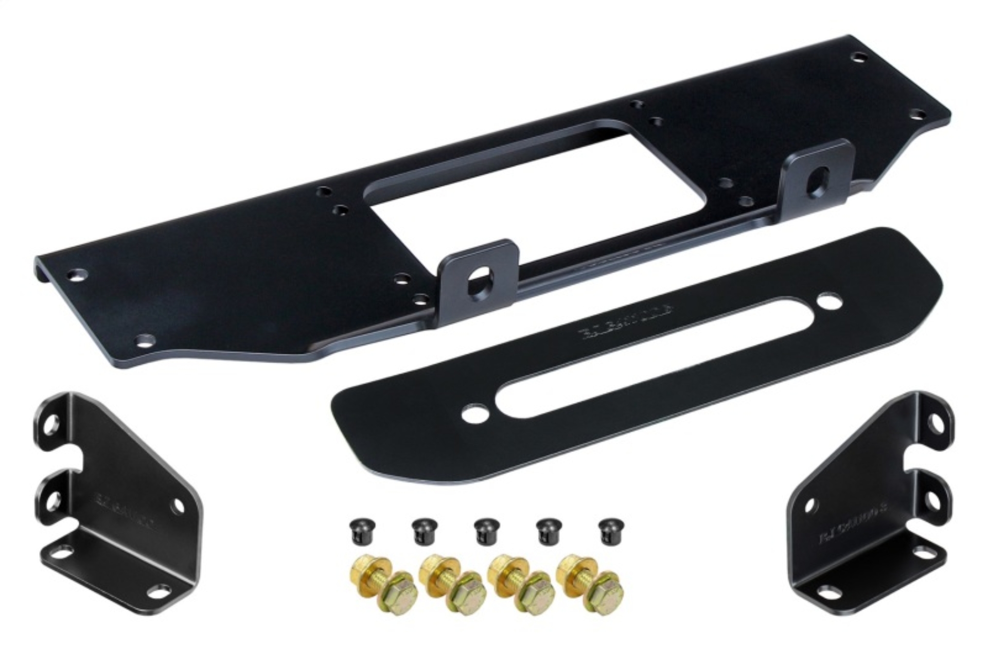 Picture of RockJock JL/JT Winch Plate Kit Steel Bumper
