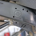 Picture of RockJock JL/JT Frame Rail Plugs Frame Behind Front Axle Centerline CNC Machined Black Delrin