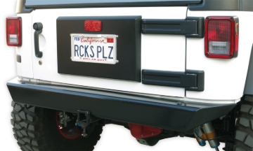 Picture of RockJock JK Spare Tire Mount Delete And Vent Cover w/ All Mounting Hardware