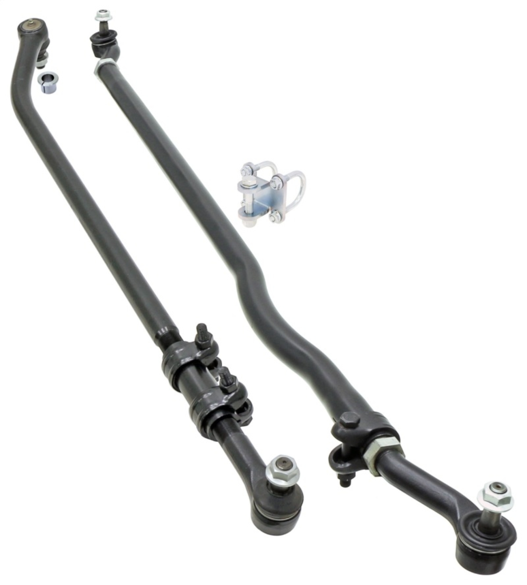 Picture of RockJock JK Currectlync Steering Sys. w/Flipped Drag Link 1.65in Dia. Tie Rod 1.3in Dia. w/Hardware