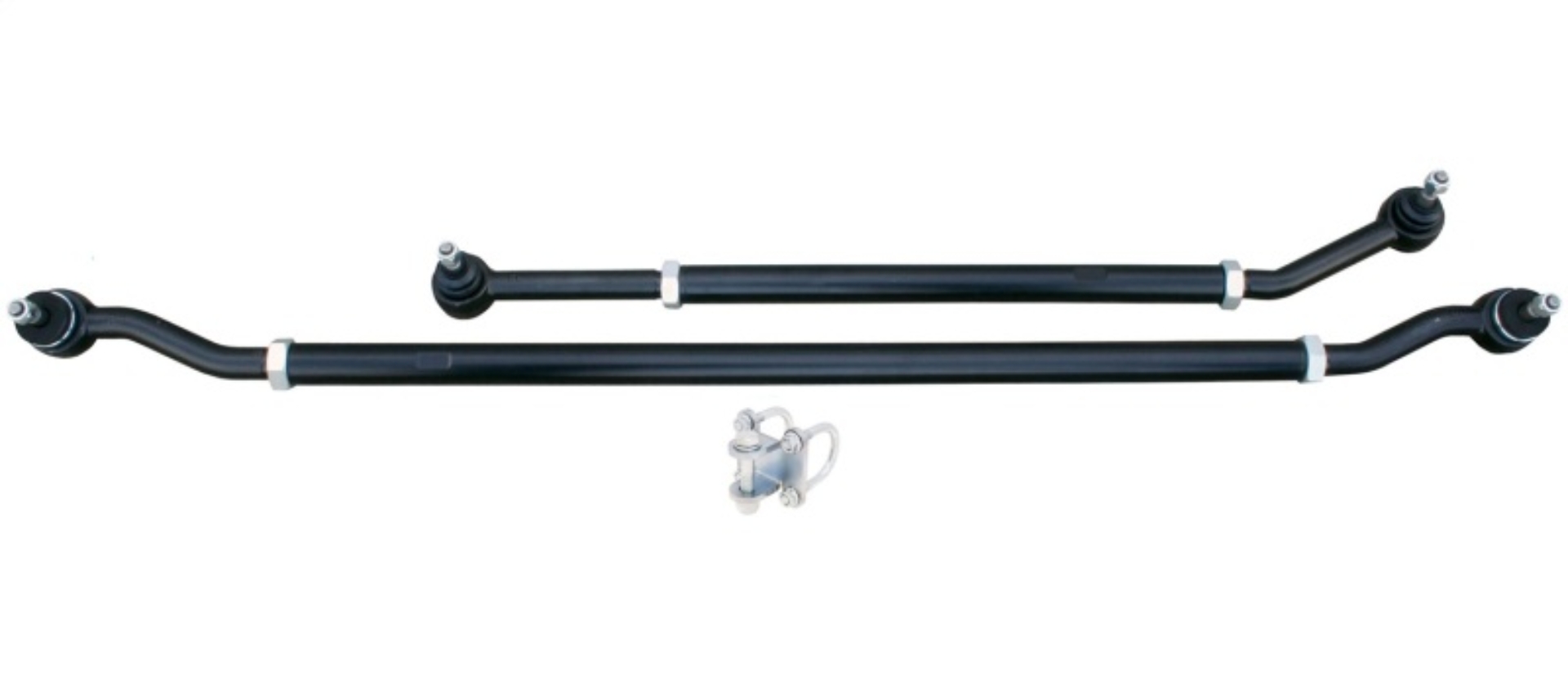 Picture of RockJock JK Currectlync RH Drive Bolt-On 1 5/8in Heavy Duty Steering Stabilizer Shock Mounting Kit