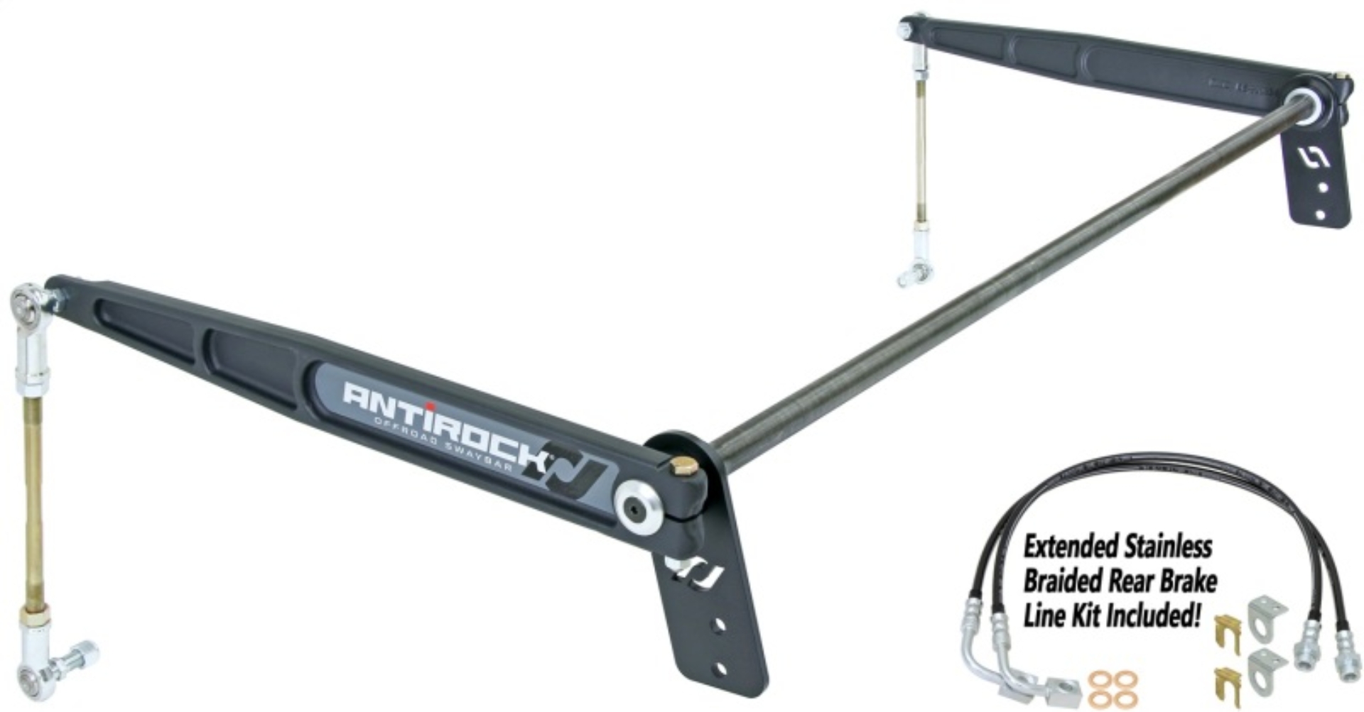 Picture of RockJock JK 2D Antirock Sway Bar Kit Rear Bolt-On Forged Arms