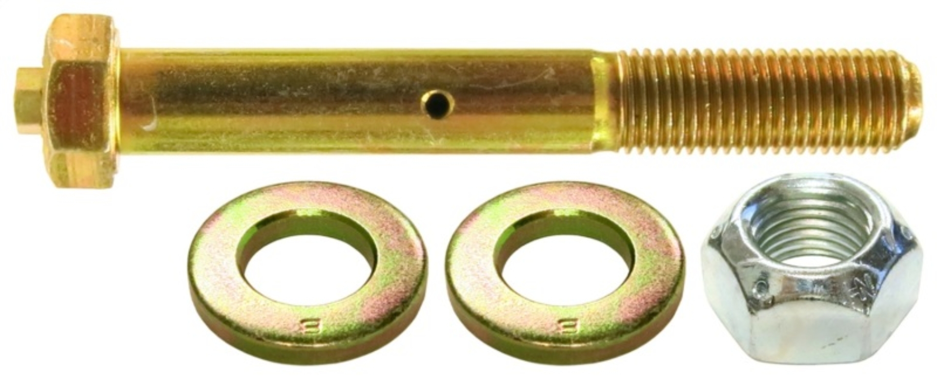 Picture of RockJock Greaseable Bolt w/ Hardware 7/16in Thread X 3 1/4in Long Flat Zerk Fitting