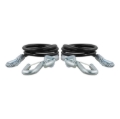 Picture of RockJock Curt Towing Safety Cable Kit 44 1/2in Long w/ 2 Snap Hooks 5000lbs 2-Pack