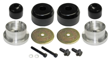 Picture of RockJock TJ/LJ Bump Stop Kit Rear w/ Polyurethane RockJock Bump Stops Aluminum Spacers Hardware