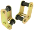 Picture of RockJock Boomerang YJ Leaf Spring Shackles Rear w/ Urethane Bushings For Pro Comp Springs