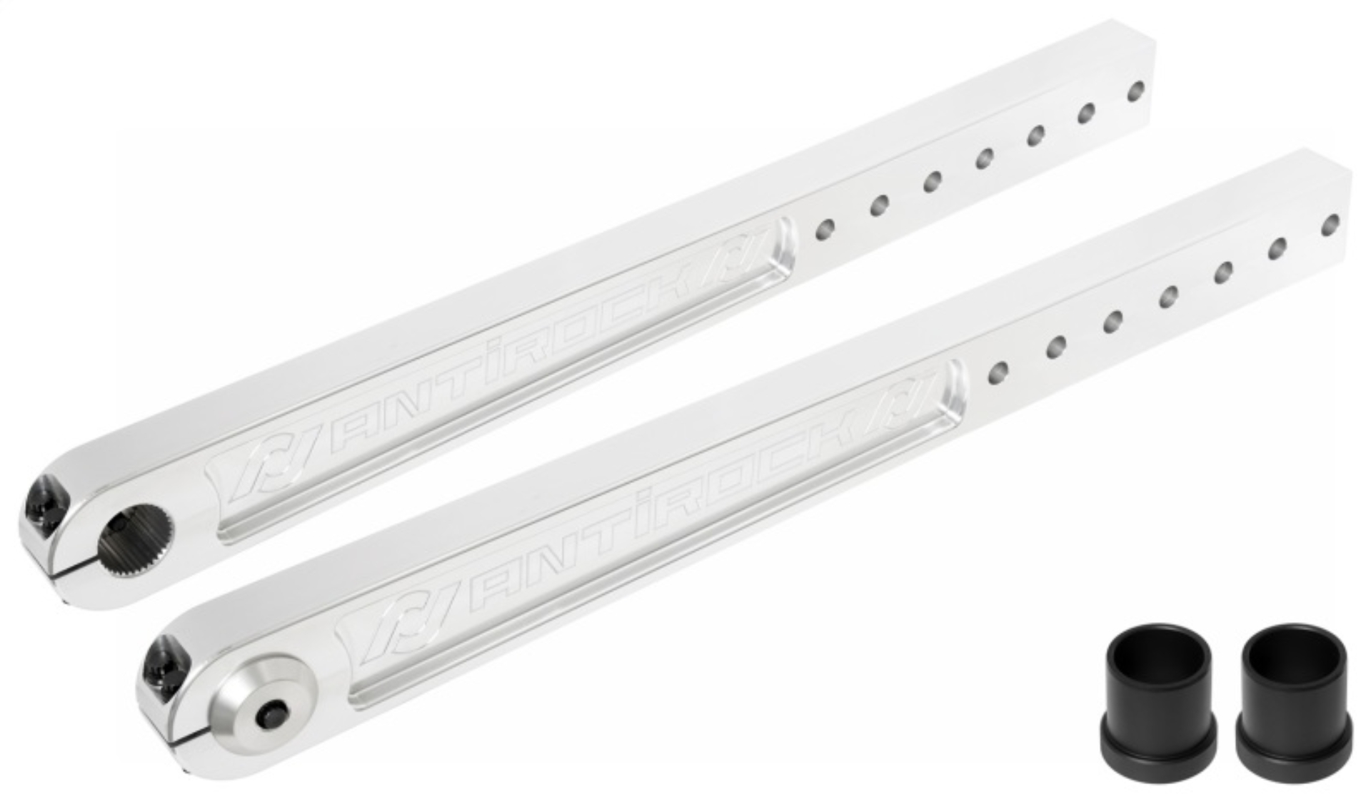 Picture of RockJock Antirock Aluminum PreRunner Arms 21in-27in Long C-C 35 Spline w/ Hardware