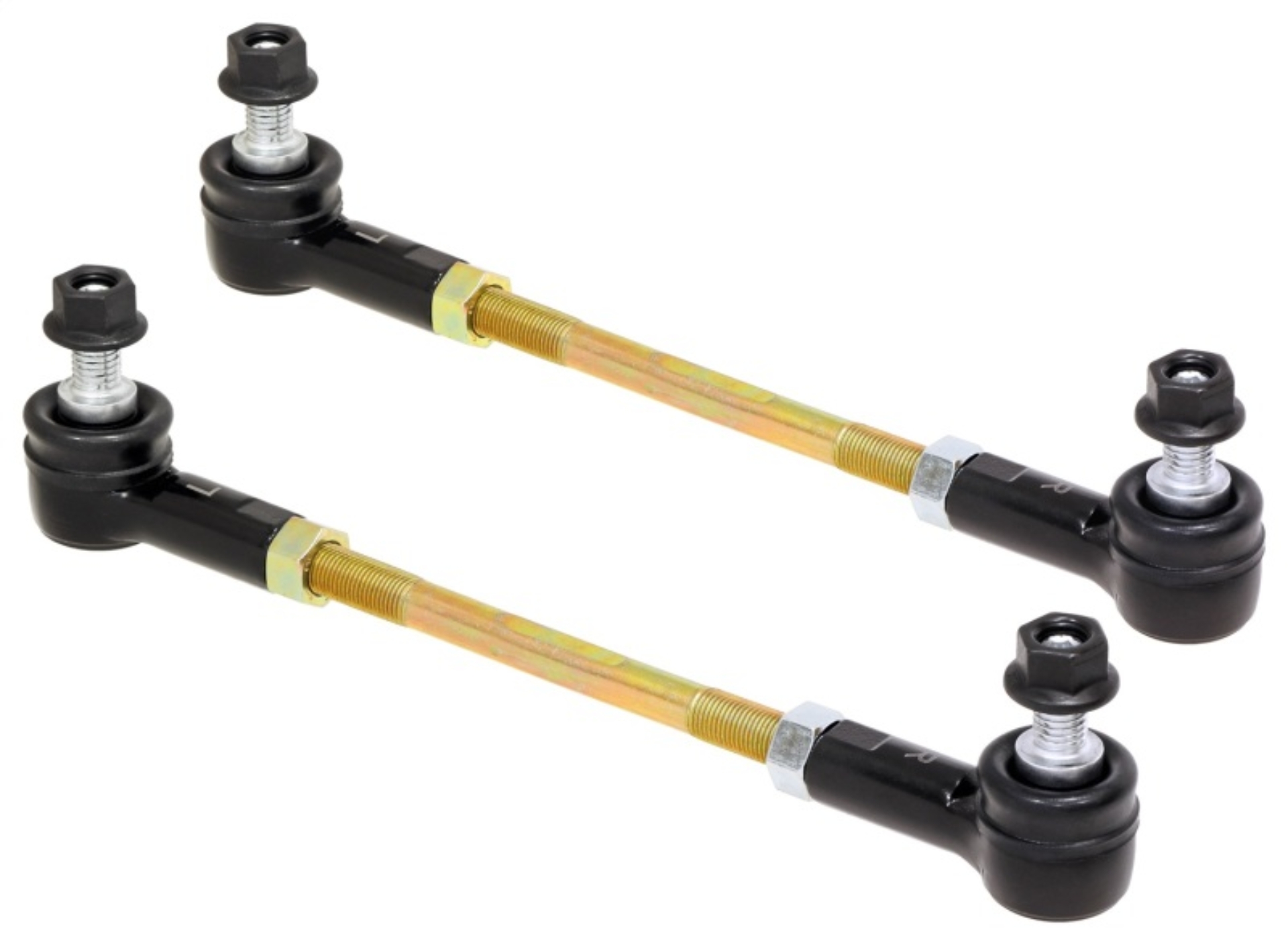 Picture of RockJock Adjustable Sway Bar End Link Kit 8 1/2in Long Rods w/ Sealed Rod Ends and Jam Nuts pair