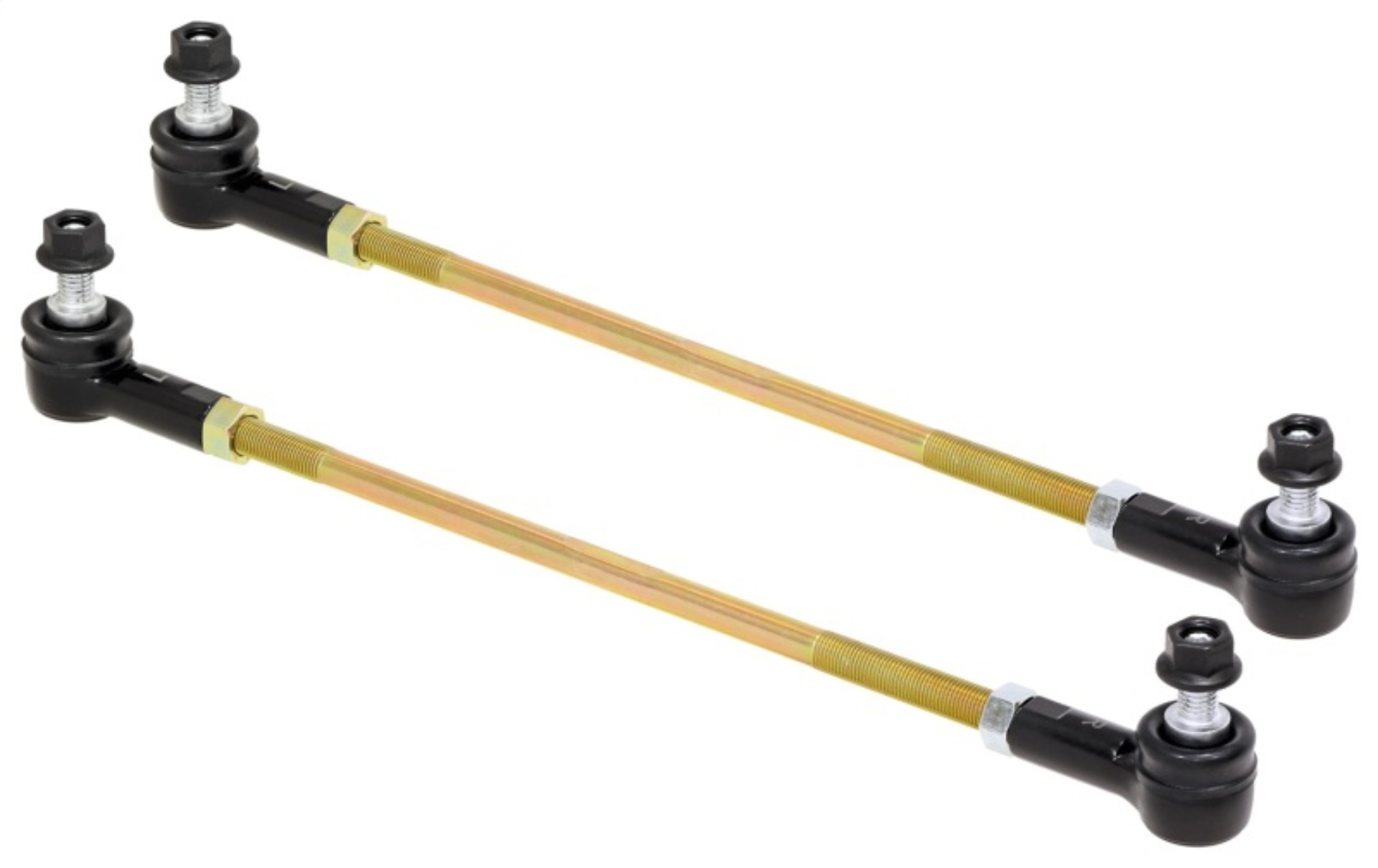Picture of RockJock Adjustable Sway Bar End Link Kit 14in Long Rods w/ Sealed Rod Ends and Jam Nuts pair