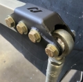 Picture of RockJock Antirock Double Sheer End Link Bracket Kit for PreRunner Arms Chromoly w/ Hardware