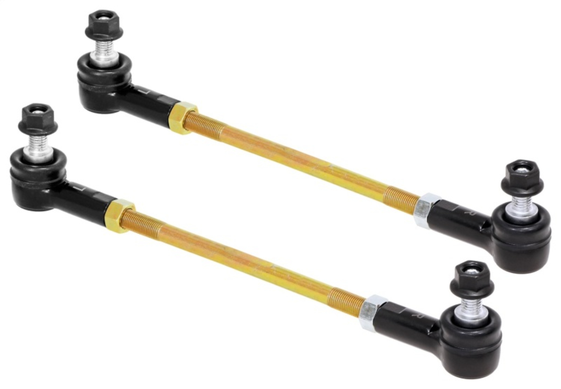 Picture of RockJock Adjustable Sway Bar End Link Kit 10 1/2in Long Rods w/ Sealed Rod Ends and Jam Nuts pair