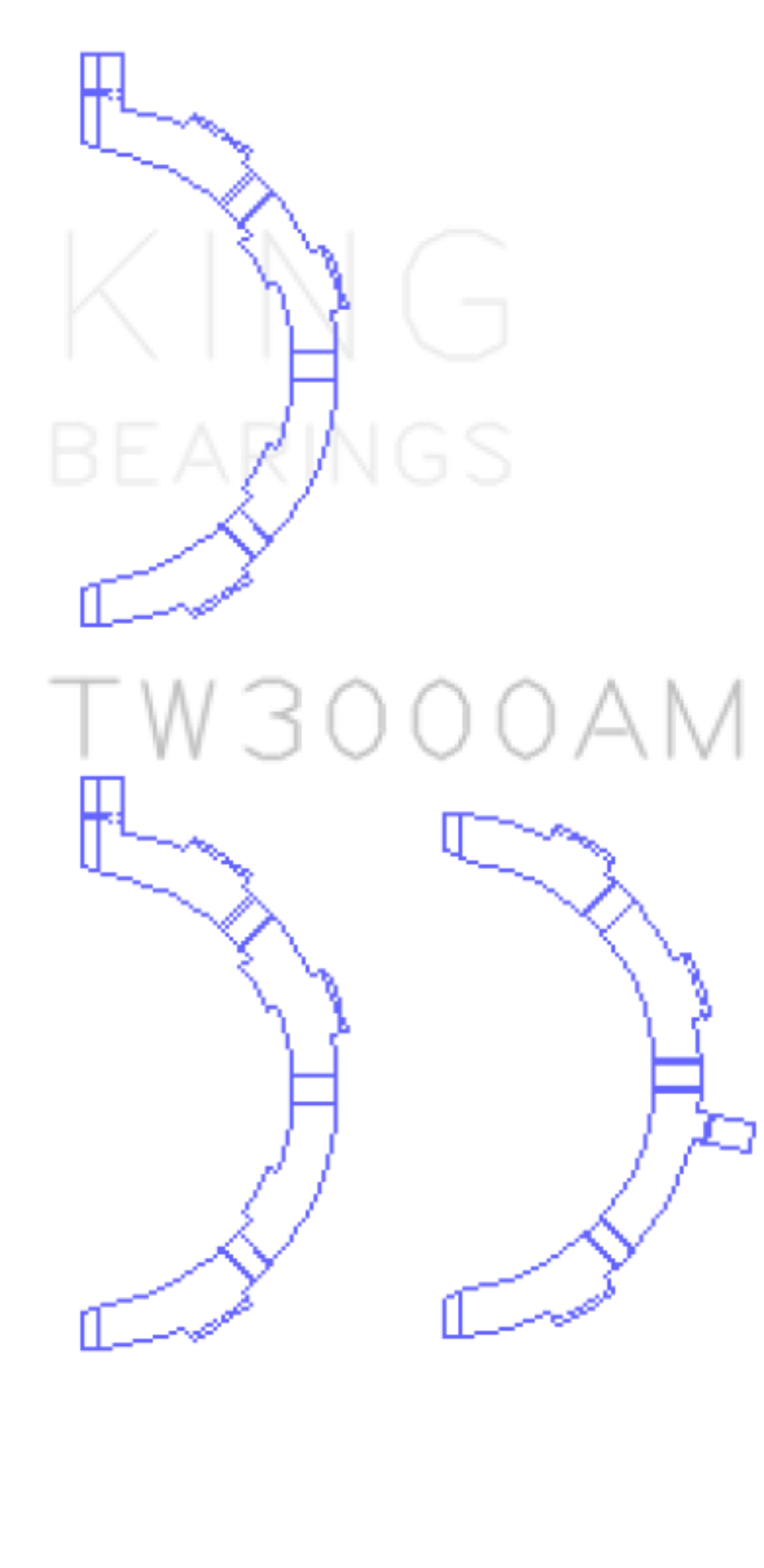 Picture of King Engine Bearings Ford 6.7L Power Stroke V8 Diesel Thrust Washer Set