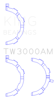 Picture of King Engine Bearings Ford 6.7L Power Stroke V8 Diesel Thrust Washer Set