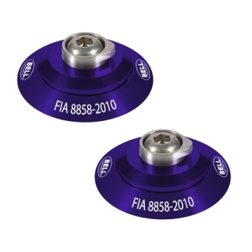 Picture of Bell HANS Clip Set - Purple FIA8858-2010
