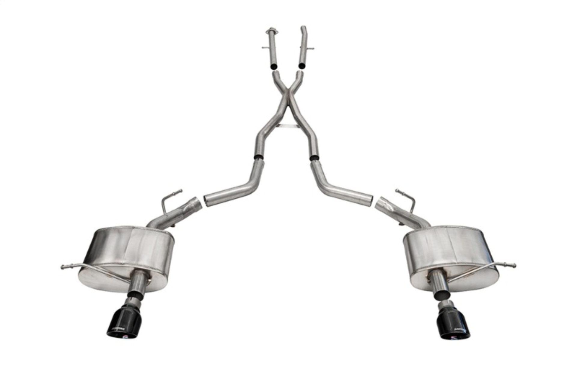 Picture of Corsa 2011-2025 Dodge Durango Xtreme 2.5in Cat-Back Dual Rear Exit w/ Single 4.5in Black PVD Tips