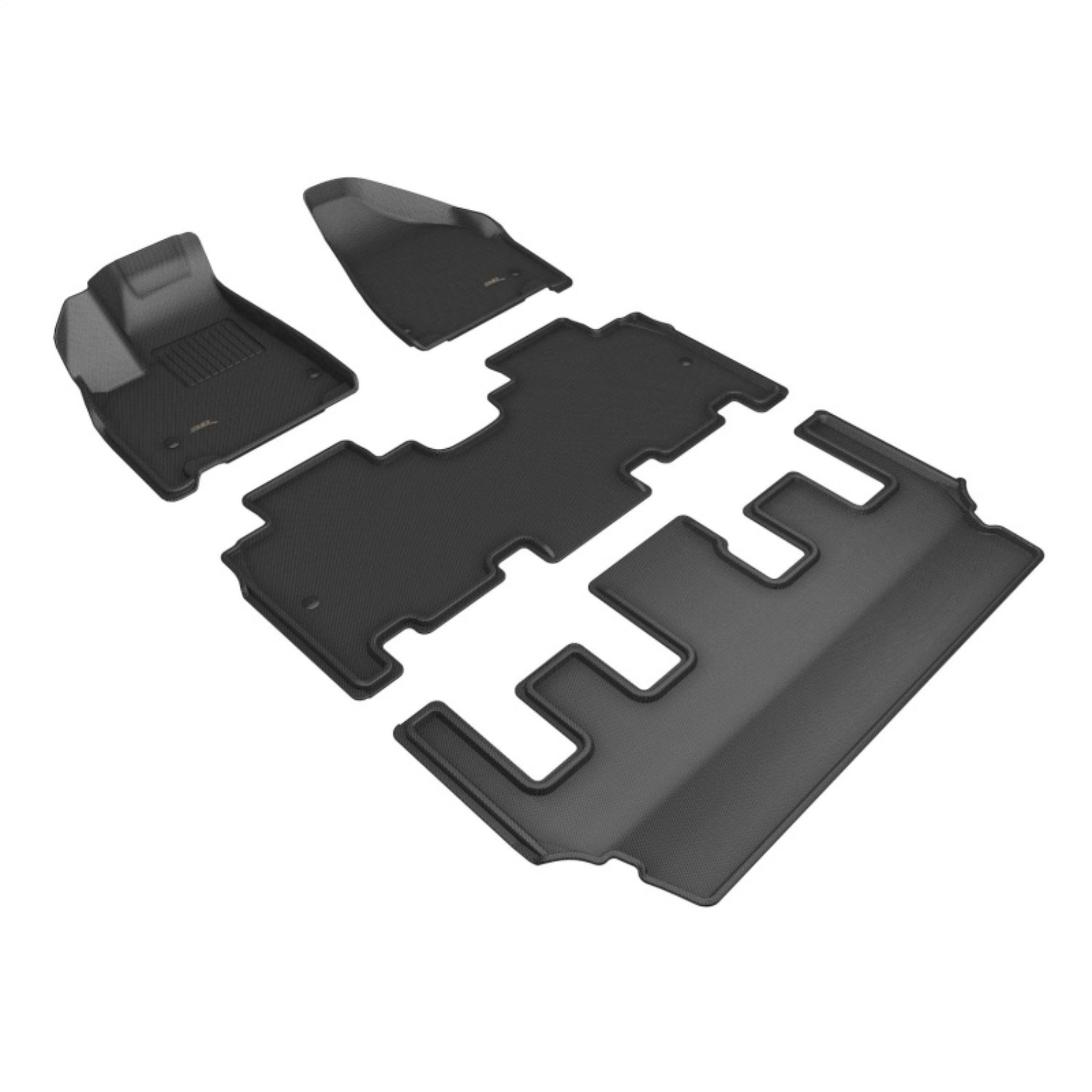 Picture of 3D MAXpider ACE Kagu-Combo-Black Floor Mats - L1CY00801509